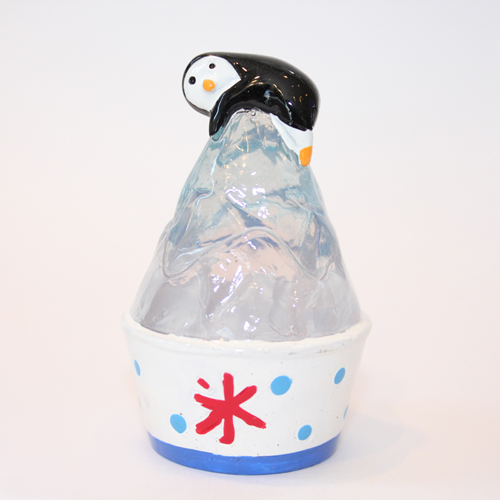 DECOLE concombre 夏のまったりマスコット かき氷 ペンギン