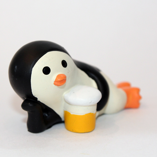 デコレ コンコンブル フラダンス ペンギン5体セット 夏のまったり